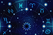 Astrology set. Seamless patterns., an Object Illustration by tkdesign (Thumbnail 2 of 10)