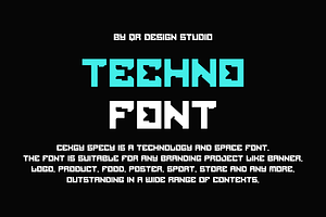 Cexgy Specy - Tech & Digital Font