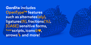 Gordita, a Sans Serif Font by Type Atelier (Thumbnail 2 of 11)