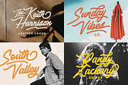 Blackbear - Monoline Script, a Script Font by Letterhend Studio (Thumbnail 6 of 8)