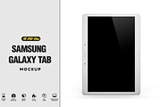 Samsung Galaxy Tab MockUp, a Device Mockup by PixelMockup (Thumbnail 1 of 11)