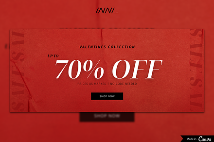 Canva Sale Website Banner Template