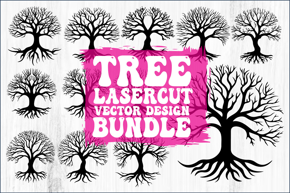 tree of life svg, laser cut tree, tr, a Graphic by balal (Photo 1 of 13)