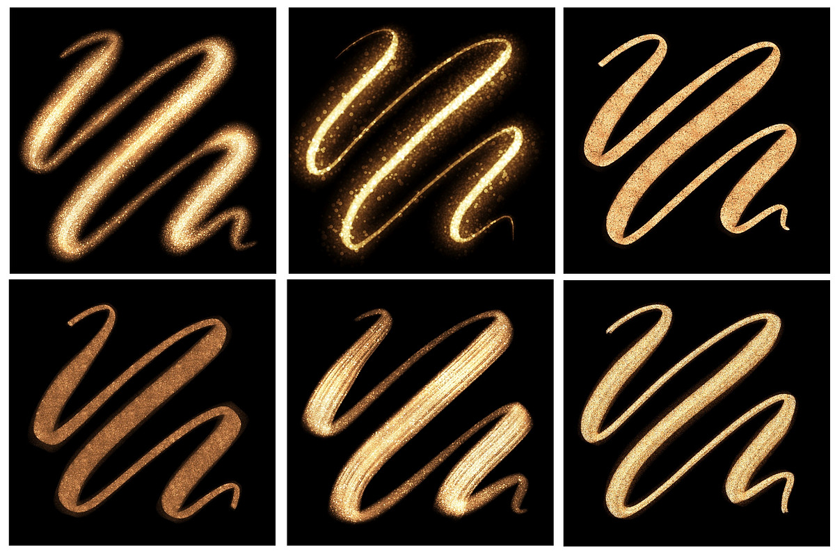 Procreate Glitter Brushes, a Brush Add-On by Elenbushe (Photo 7 of 12)