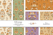 Odisha Floral Patterns & Motifs, a Pattern Graphic by Zeesi Design Garden (Thumbnail 11 of 12)