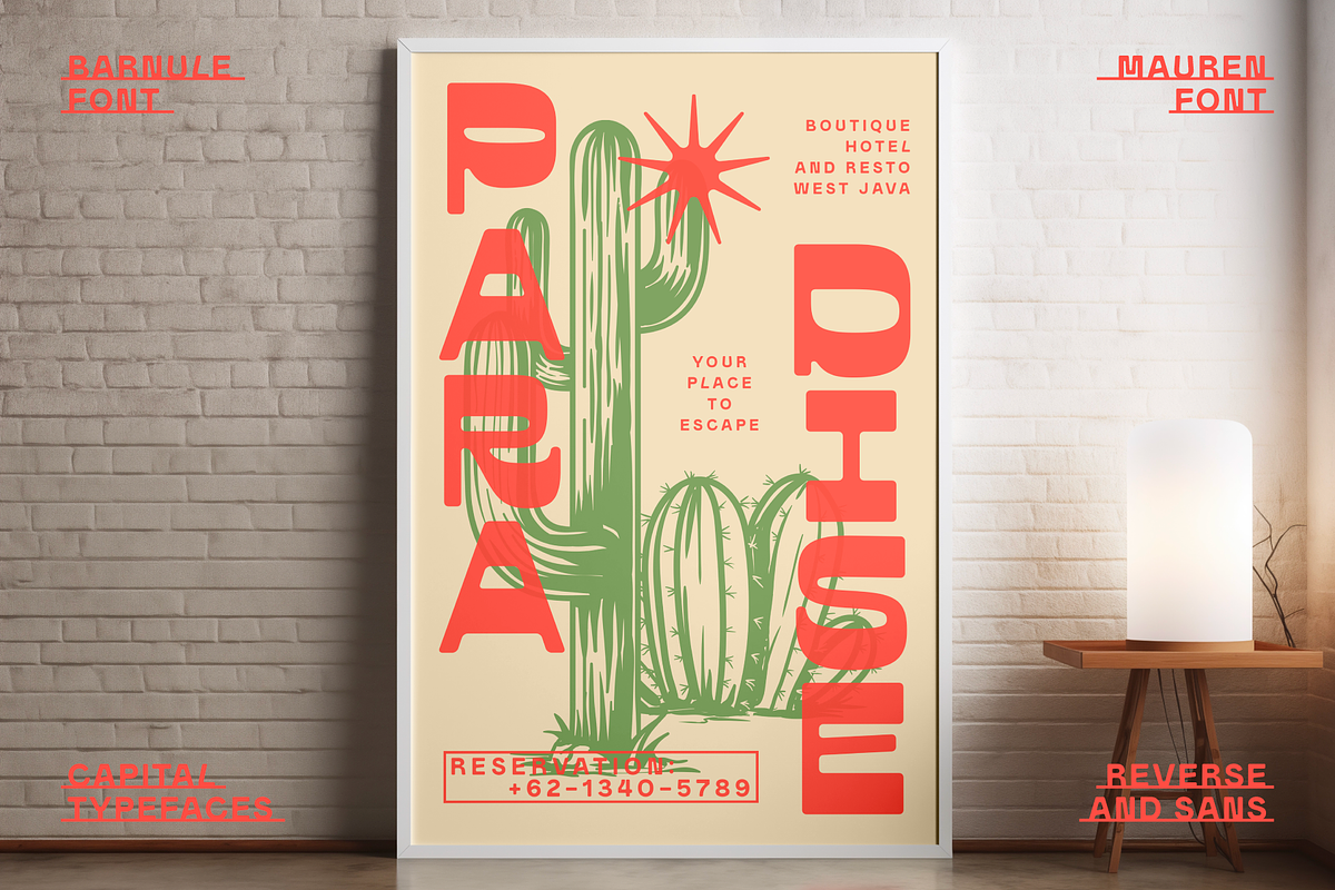 Barnule & Mauren - Western Font Duo, a Sans Serif Font by Zarma Type (Photo 5 of 13)