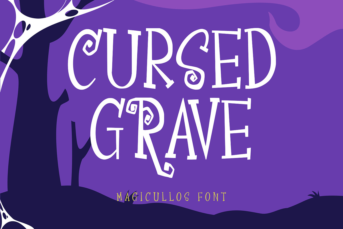 Magicullos Halloween Display Font, a Serif Font by Maulana Creative (Photo 3 of 7)