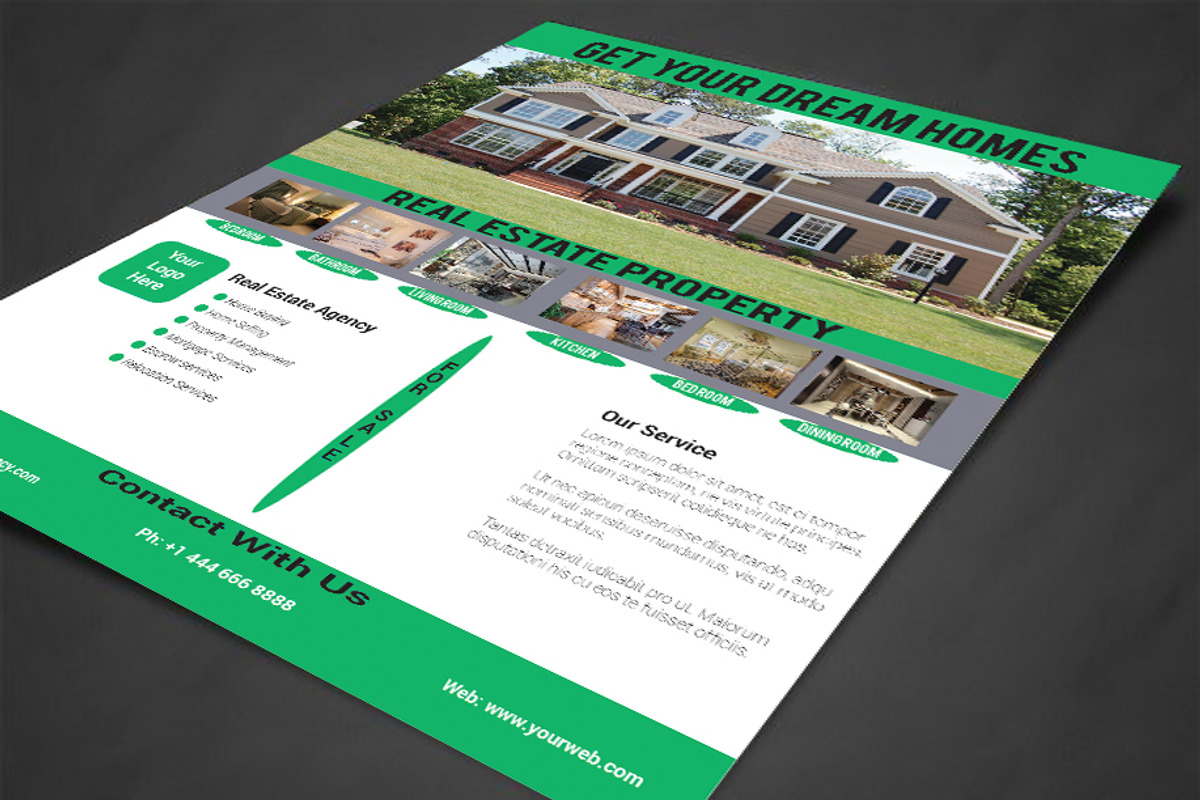 Real Estate Flyer, a Flyer Template by PenciGraphics (Photo 3 of 4)