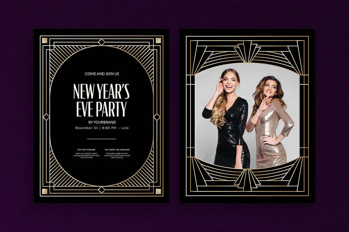 New Years Eve Invitation Flyer, a Flyer Template by BrandPacks (Photo 5 of 5)