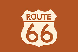 Route 66., a Transportation Illustration by CreativePhotoSpain