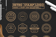 Retro Badge & Stamp Logo, a Branding & Logo Template by The Craftsman (Thumbnail 3 of 12)
