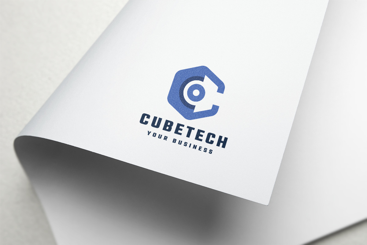 Modern Hexagon C Letter Tech Logo, a Branding & Logo Template by Design_Planet (Photo 3 of 3)