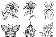 Line Art Magic Elements Clipart, an Object Illustration by Design Scotch (Thumbnail 3 of 8)