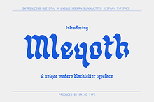 Mleyoth - Modern Blackletter