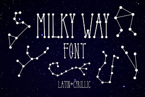 Milky Way Font