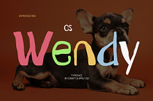 CS Wendy – Etchy Font
