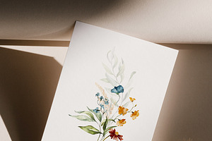 Dutch - Watercolor Floral Alphabet