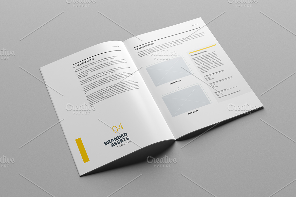 Brand Manual 32 Pages A4 / US Letter, a Brochure Template by Mastergfx (Photo 28 of 35)