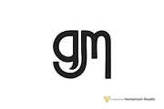 GM Modern Silhouette Logo, a Branding & Logo Template by Vectorium Studio (Thumbnail 3 of 8)