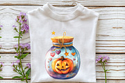Cute Halloween Set Clipart, an Illustration by Rose Art (Thumbnail 5 of 7)