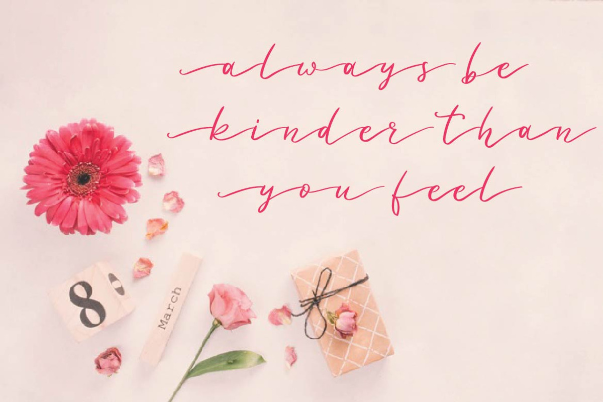 sunday monday, a Script Font by AMINMARIO (Photo 4 of 12)