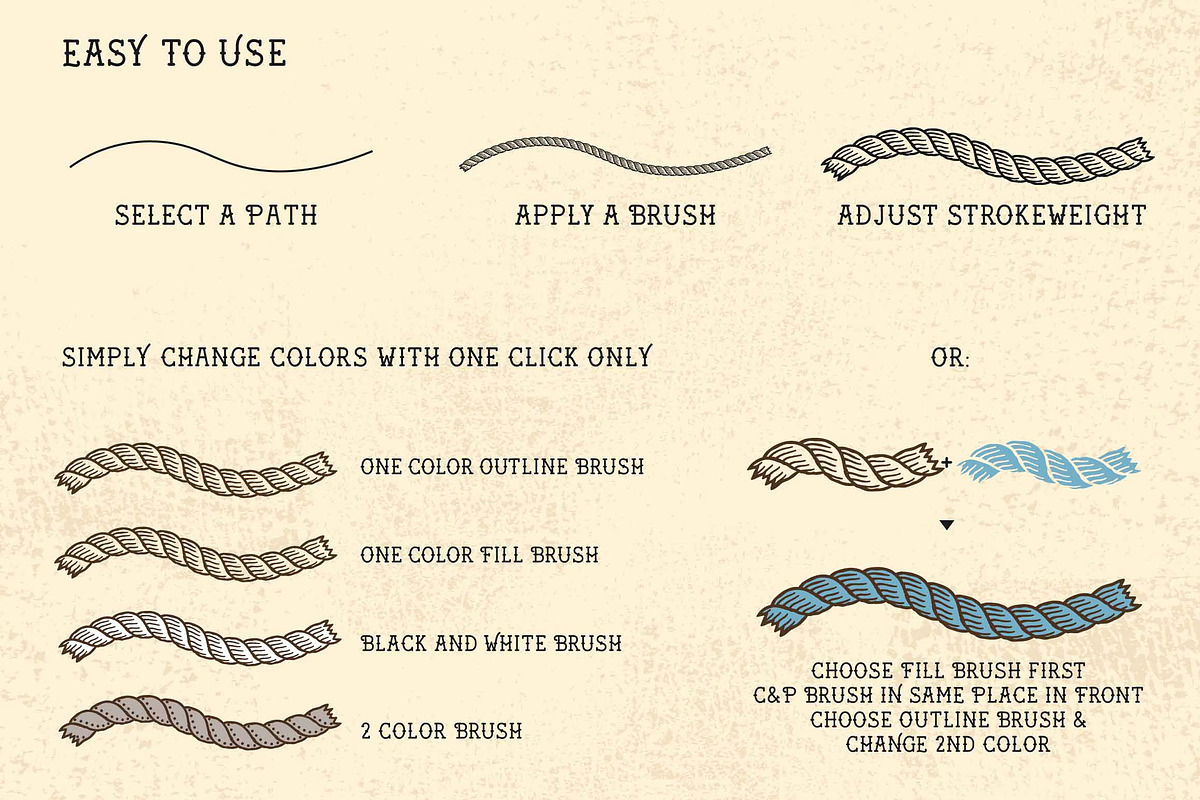 Sailor Mate's Rope Brushes IV preview 5