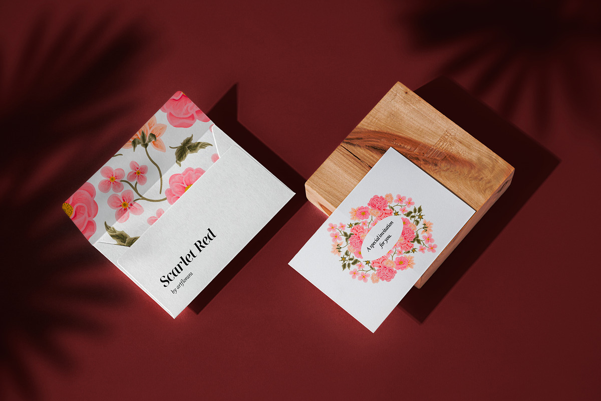 SCARLET RED - Flower Collection, an Object Graphic by Artflorara (Photo 9 of 12)