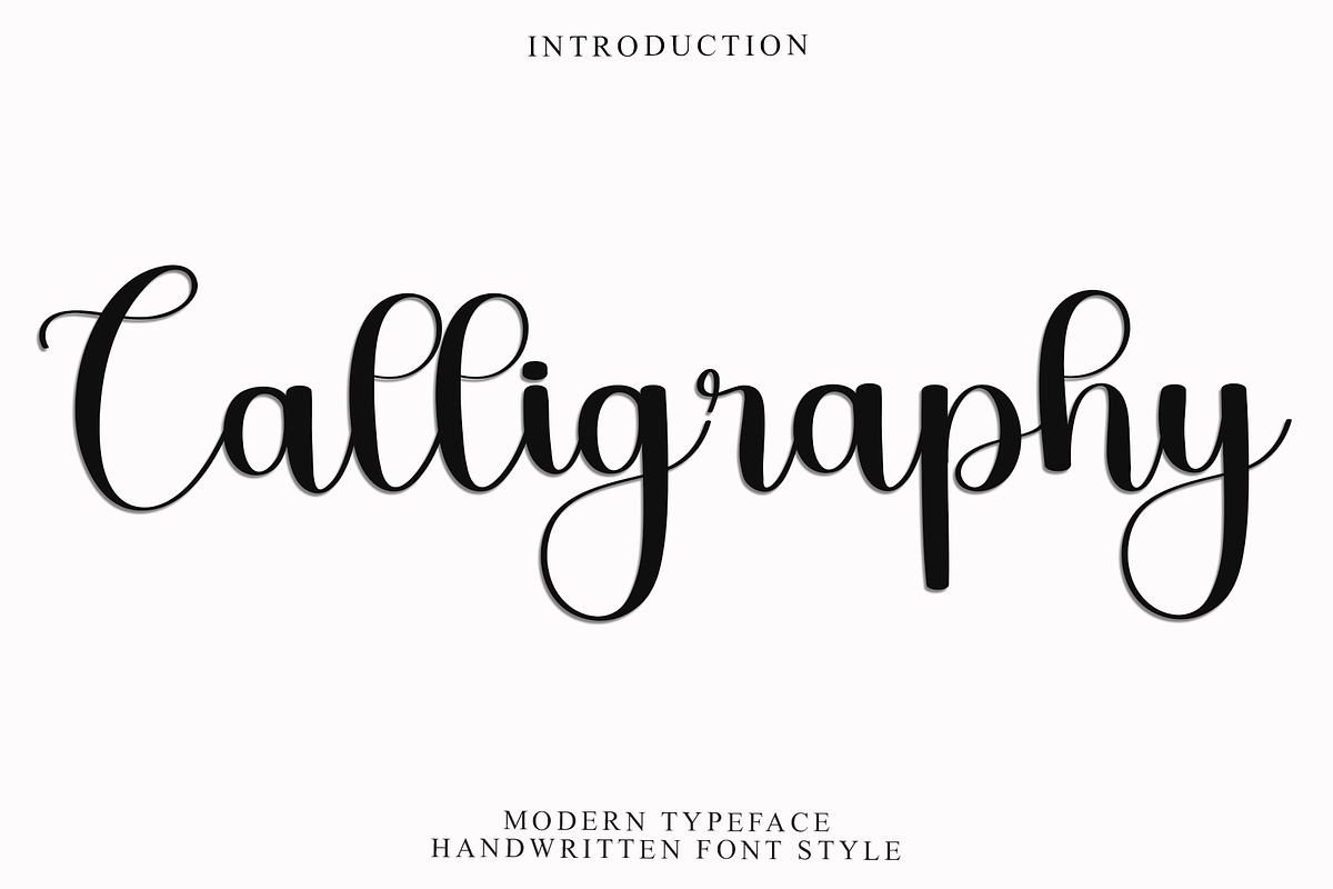Calligraphy, a Handwritten Font by FreshTypeINK (Photo 1 of 8)