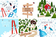 Big winter set., an Object Graphic by Olga Bonitas (Thumbnail 3 of 3)