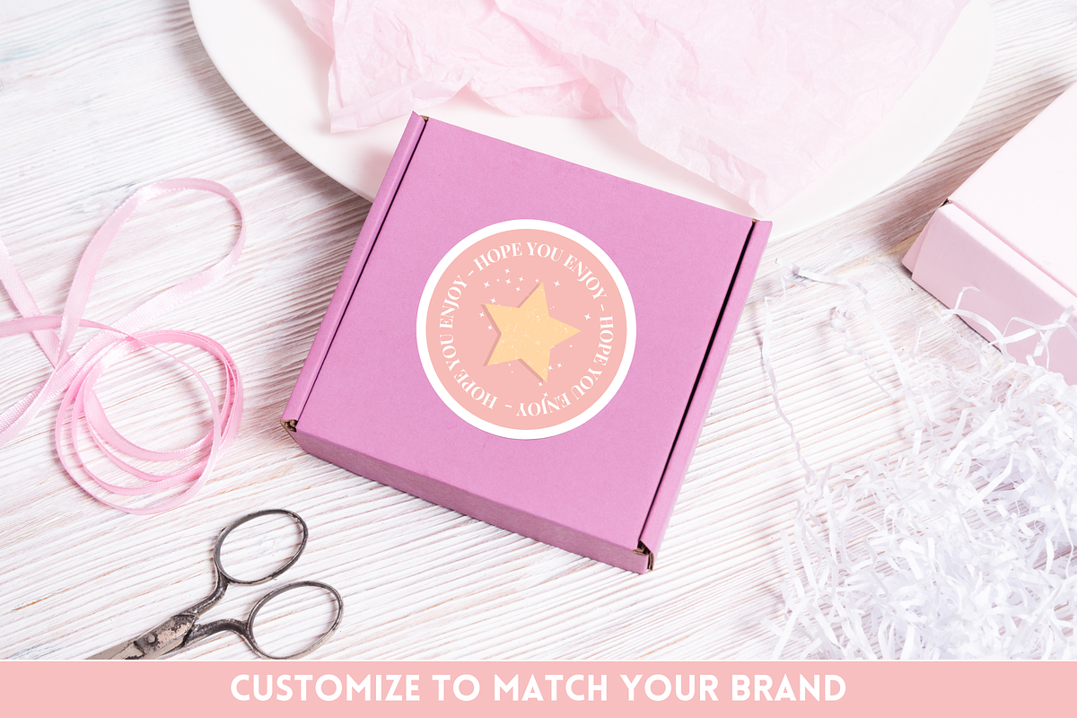 Packaging Stickers - Bundle of 12, a Stationery Template by SunshineStudioBoutique (Photo 8 of 10)