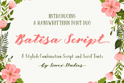 Batisa Font Duo, a Handwritten Font by Siwox Studios (Thumbnail 2 of 8)
