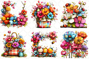 Whimsical Spring Gingham Clipart, an Illustration by Black Bird Studio (Thumbnail 3 of 5)