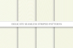 Set of seamless striped textures, a Pattern Graphic by ExpressShop