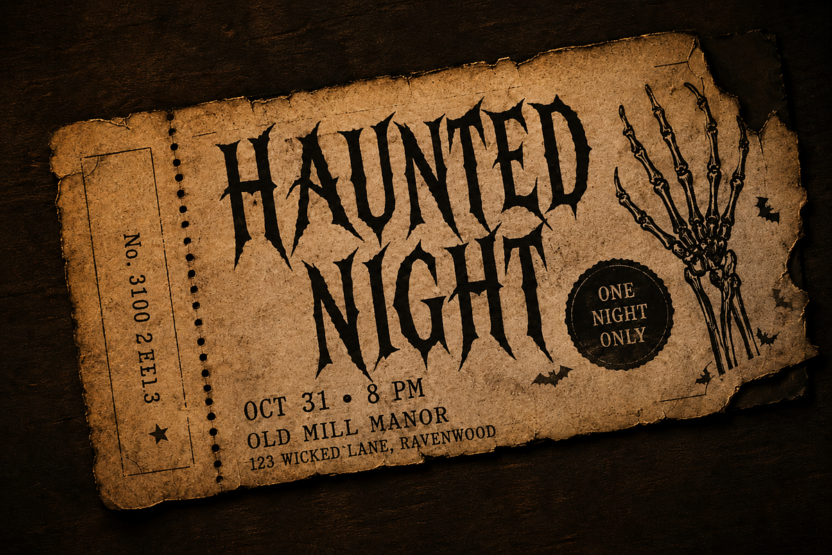 Witch Wood - Modern Halloween Font, a Blackletter Font by overlaytemplates (Photo 2 of 5)