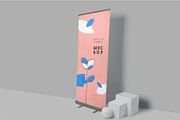 Roll-Up Banner Mockup, an Advertising Mockup by megostudi0 (Thumbnail 2 of 6)