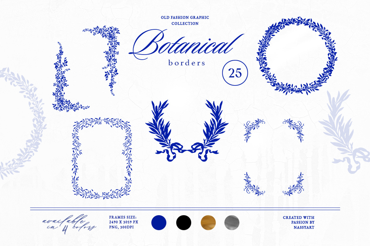 Dominica Vintage Frame Collection, an Object Illustration by NassyArt (Photo 3 of 17)