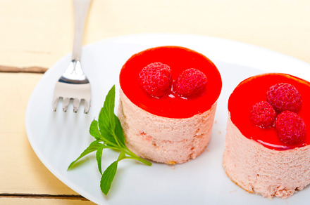 fresh raspberry cake mousse dessert, a Background Photo by keko64