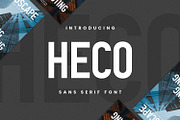 Heco - Condensed Sans Serif Fonts, a Sans Serif Font by Imoodev (Thumbnail 1 of 5)