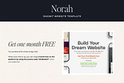 Norah Boho Showit Website Template, a Websites & App Template by Monarch Design Co. (Thumbnail 8 of 9)