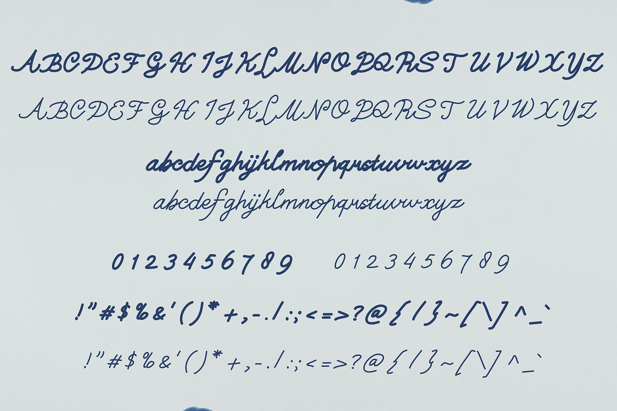 WooSeong - a Script Handwritten Font, a Handwritten Font by BeadyLab (Photo 2 of 9)