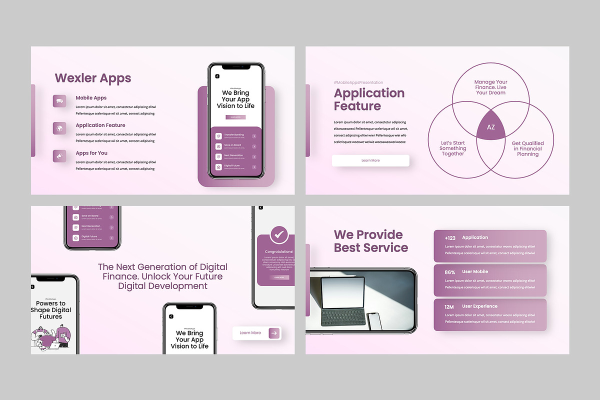 WEXLER - Mobile App Keynote, a Presentation Template by rgbryand (Photo 6 of 9)