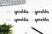 Sparkles Font, a Script Font by Ayya Studio (Thumbnail 4 of 7)