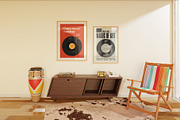 Retro - Frame Mockup Scene, a Product Mockup by Momogi (Thumbnail 4 of 10)