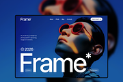 Frame - Photography Website, an UI Kit Template by Ahmed Rubel (Thumbnail 3 of 8)