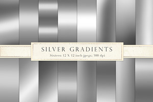 Silver Metallic Gradient