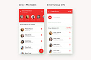Modern Chatting App | Owly, an UI Kit Template by Opus LabWorks (Thumbnail 2 of 8)