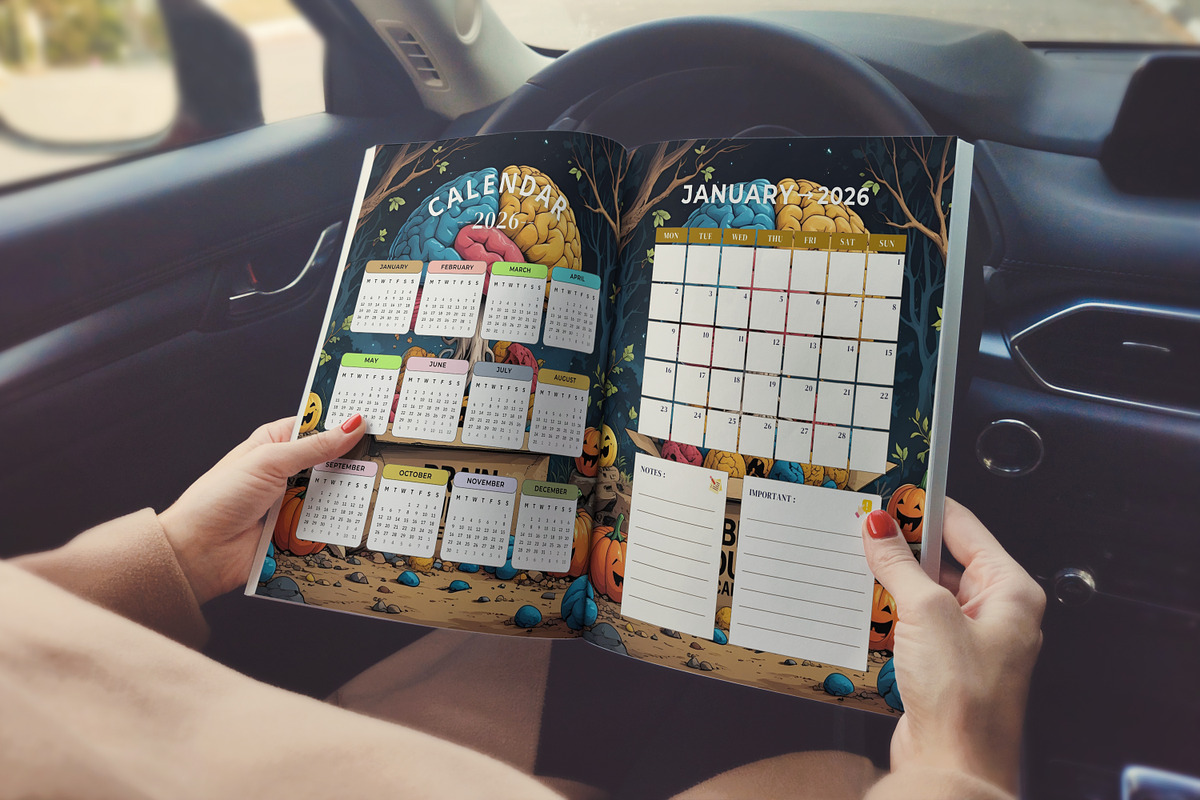 2026 ADHD Brain Dump Planner, a Print Template by Designmela01 (Photo 3 of 7)
