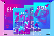 4 abstract fluid covers 3d posters, a Flyer Template by designbydi (Thumbnail 1 of 3)