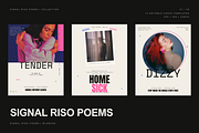 SIGNAL RISO | 10 Canva Templates, a Social Media Template by BlancheStudio (Thumbnail 1 of 9)