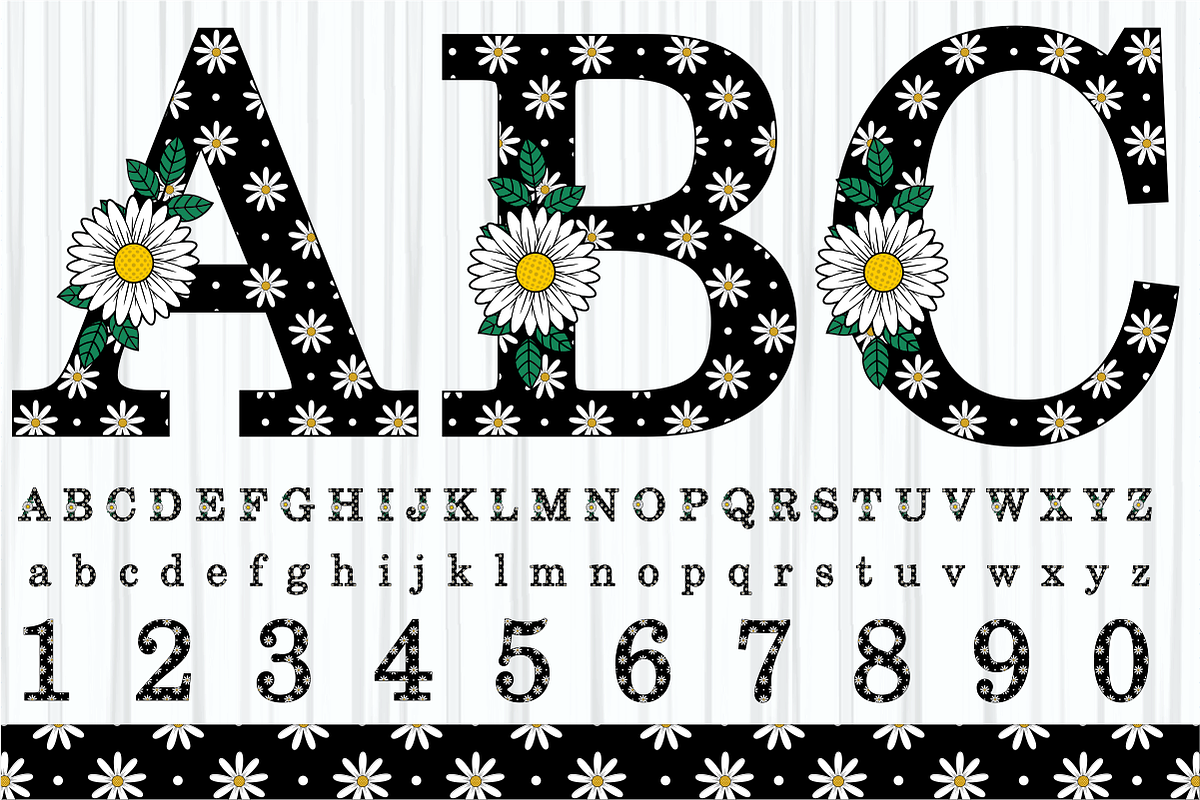 Floral Alphabet, Floral Font SVG, an Object Graphic by D2PUTRI (Photo 2 of 31)